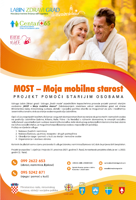Projekt pomoći starijim osobama ''MOST – Moja mobilna starost'' predstavljen na radionici Hrvatske mreže zdravih gradova