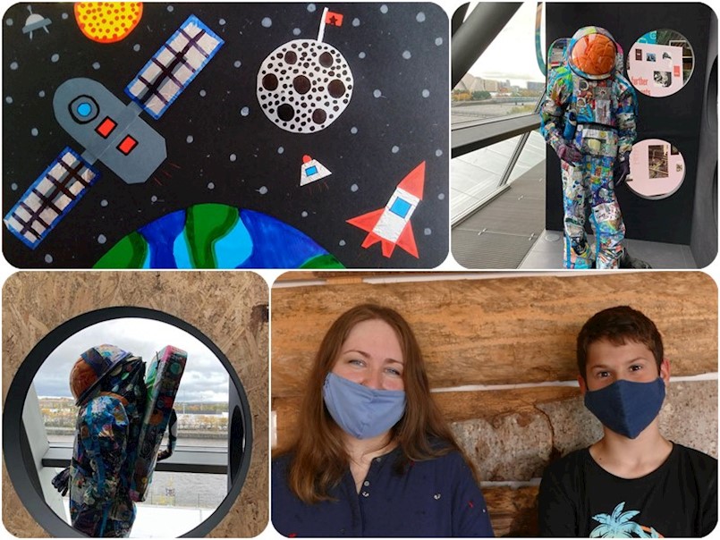 Likovni rad Adriana Zulijanija otisnut na astronautskom odijelu!