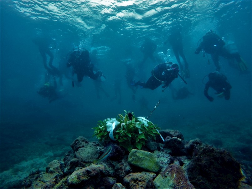U akvatoriju Svete Marine održano memorijalno ronjenje ''PRETELI'' 2021