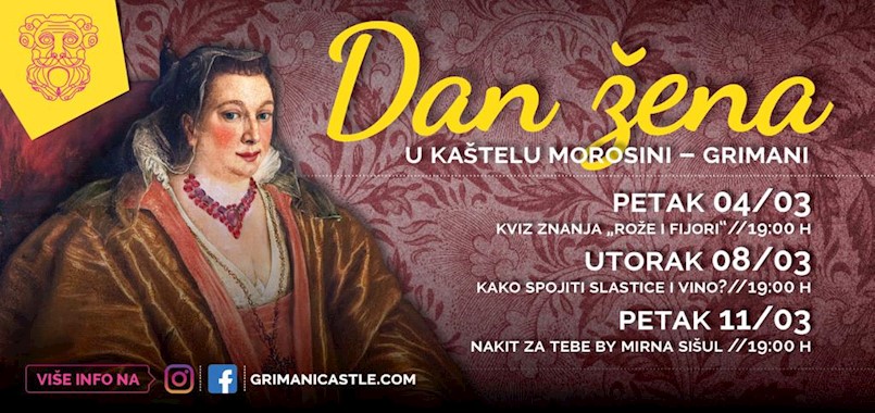 Raznolik program povodom Dana žena u kaštelu Morosini-Grimani