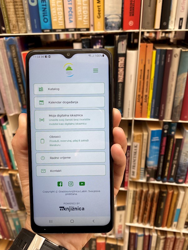 Digitalne usluge Gradske knjižnice Labin na dlanu!
