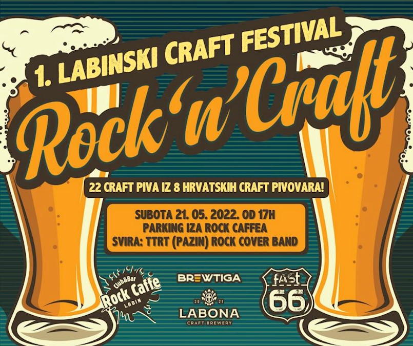U subotu 1. labinski craft festival: Rock 'n' Craft