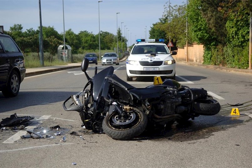 Kod Gračišća teško ozlijeđen 55-godišnji motociklist