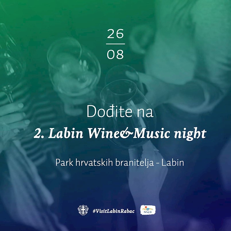 Ovog petka 2. WINE & MUSIC NIGHT u Labinu