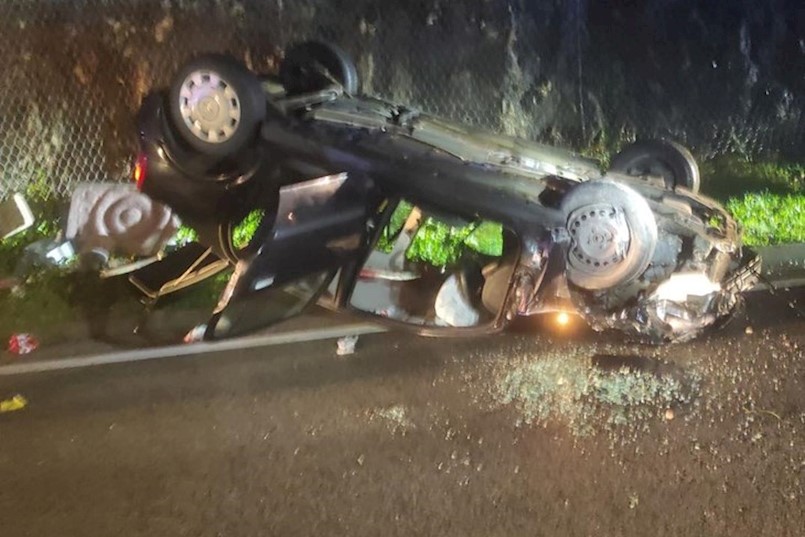 Prometna nesreća na cesti Raša - Barban. Vozač teško ozlijeđen