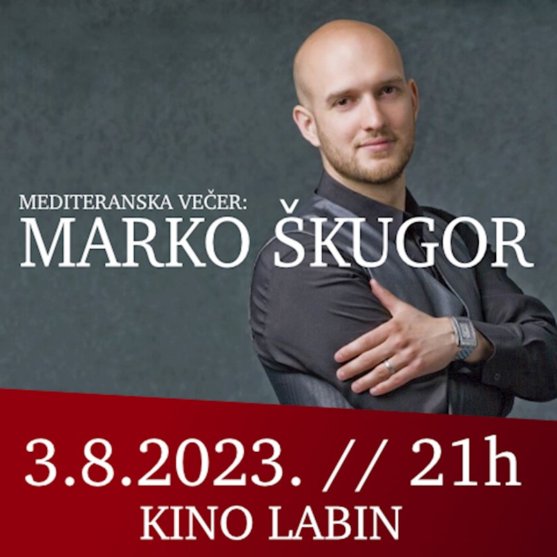 Večerašnji koncert Marka Škugora premješten u Kino Labin