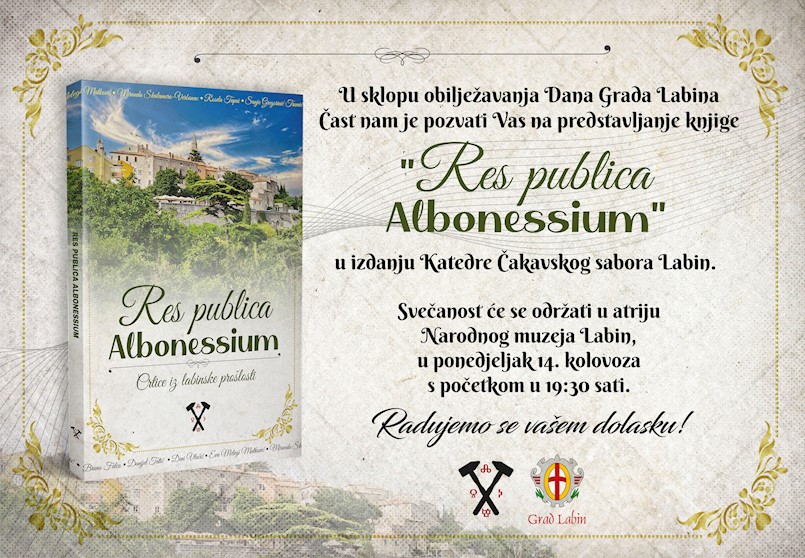 Predstavljanje knjige „Res publica Albonessium“ u izdanju Katedre Čakavskog sabora Labin