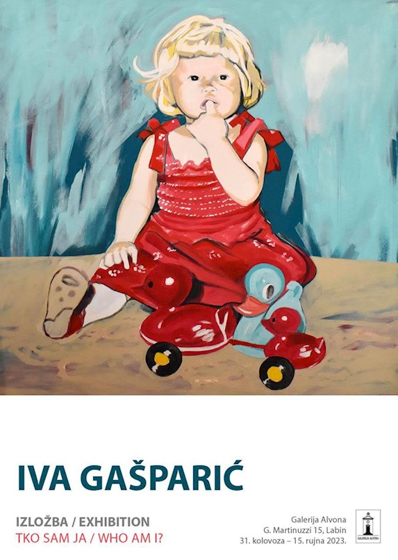 Iva Gašparić u Galeriji Alvona