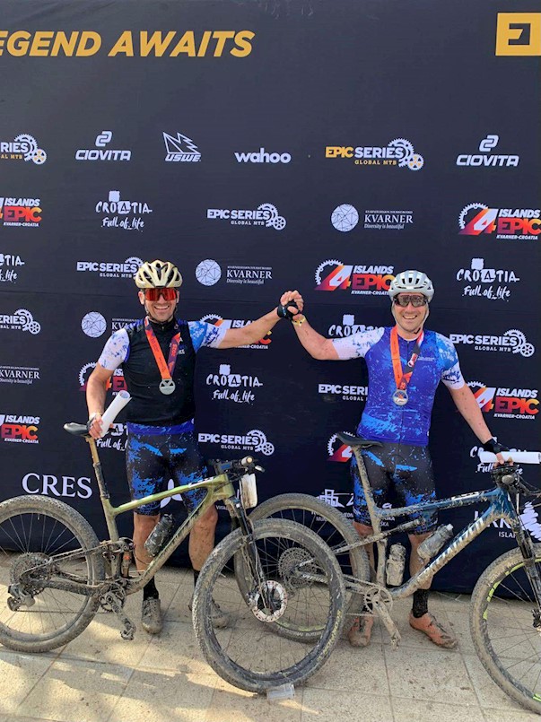 Roberto Zahtila i Toni Hrvatin iz BK Albona 1921 nastupili na 4 Islands MTB Stage Race