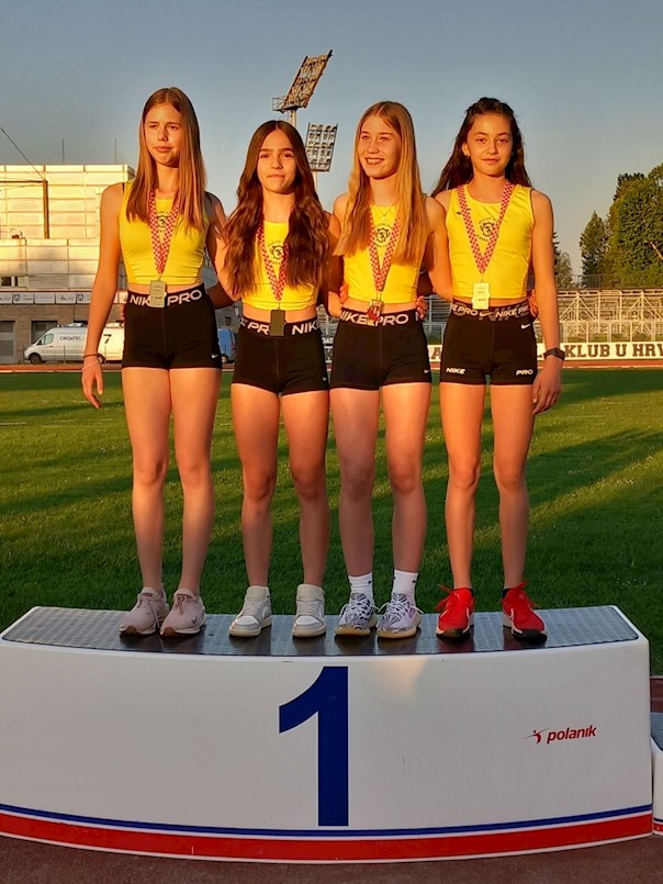 Atletičarke Albone prvakinje Hrvatske!