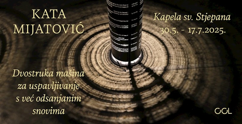 Dvostruka mašina za uspavljivanje s već odsanjanim snovima Kate Mijatović - izložba u kojoj promatrač postaje sanjač