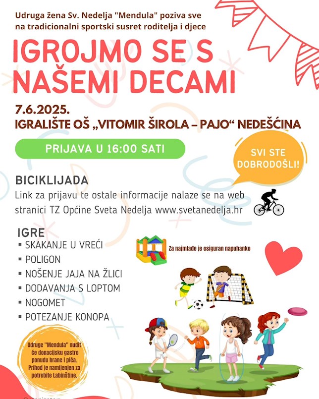 Sutra maniefestacija "Igrojmo se s našemi decami" u Nedešćini