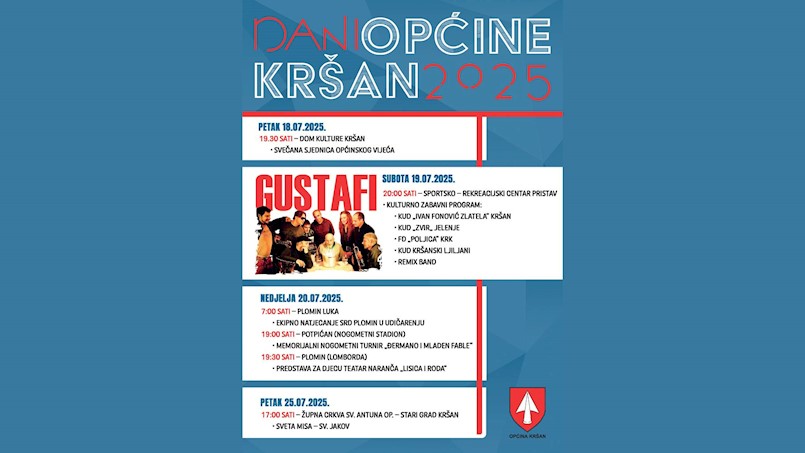 Dani Općine Kršan od 18. do 25. srpnja