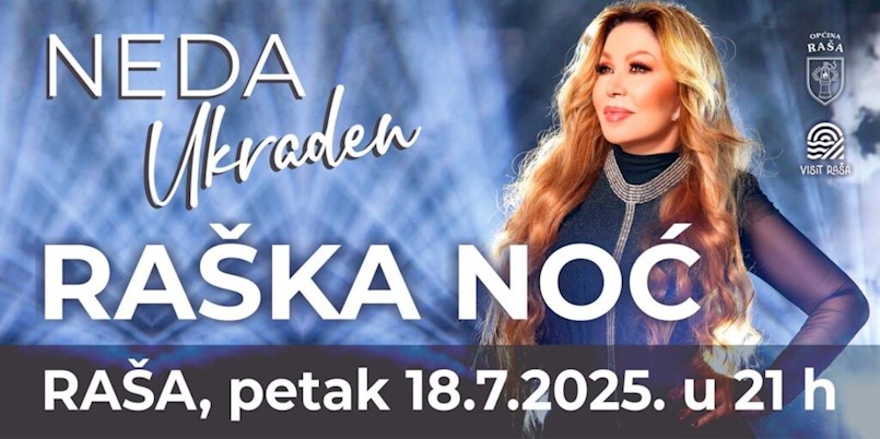 [NAJAVA] Raška noć uz Nedu Ukraden
