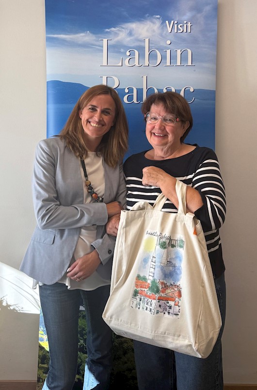 Turistička zajednica grada Labina zahvalila Nadi Lazarić za promociju destinacije