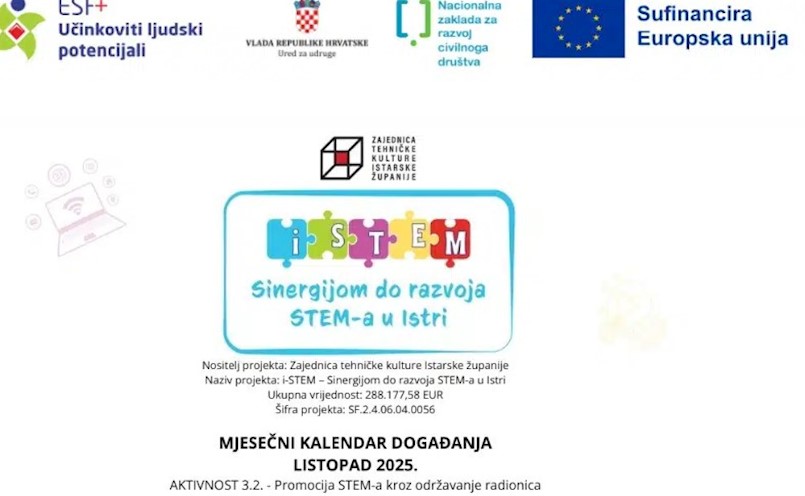 Doživi STEM jesen – otkrij, istraži i stvori u Srednjoj školi Mate Blažine Labin