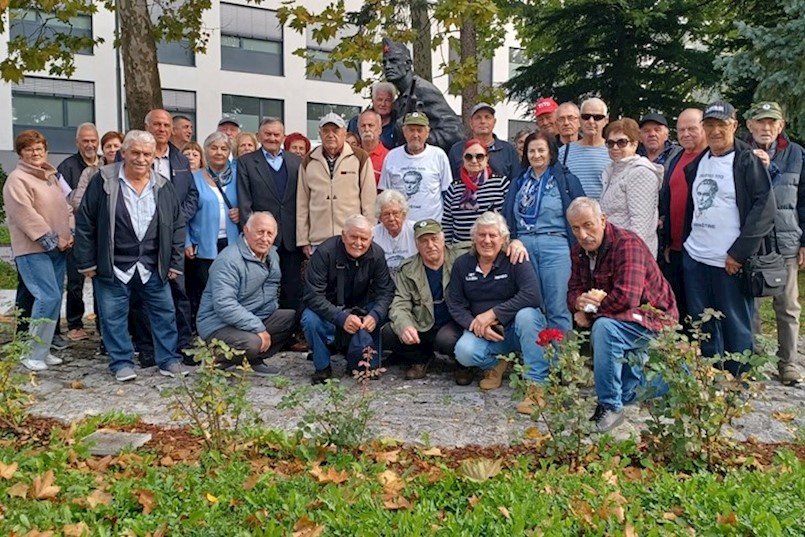 Labinjani kod spomenika Trećoj prekomorskoj brigadi u Ilirskoj Bistrici odali počast borcima