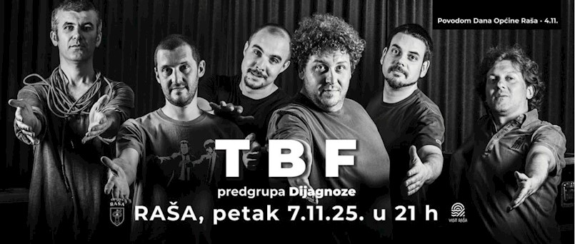 [NAJAVA] Obilježavanje Dana Općine Raša – koncert grupe TBF