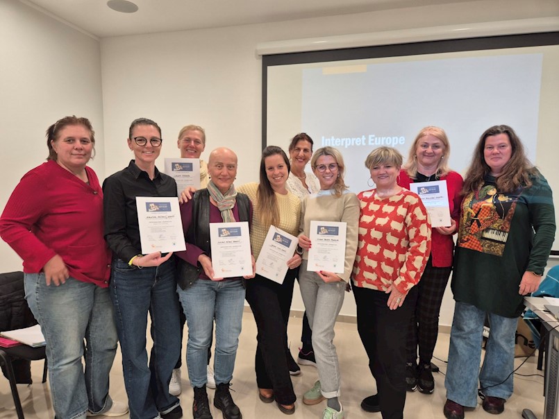 Uspješno završen tečaj „Certificirani vodič interpretator (CIG)“ – Labinština bogatija za devet novih interpretatorica baštine
