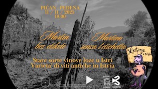 ''Martin bez etikete'' u Pićnu: Večer posvećena starim sortama istarske vinove loze