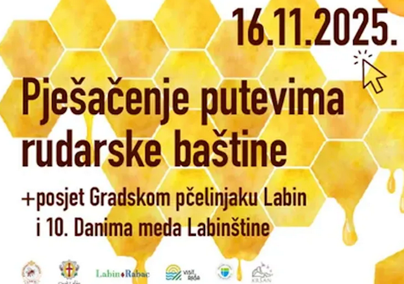 Otkazuje se pješačenje putevima rudarske baštine uz posjet Gradskom pčelinjaku Labin 