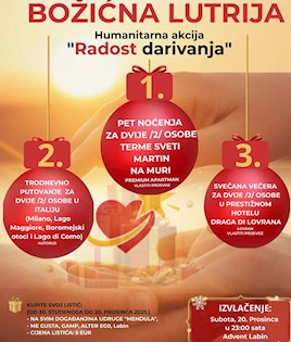 Udruga Mendula pokreće Božićnu humanitarnu lutriju "Radost darivanja" s bogatim nagradnim fondom