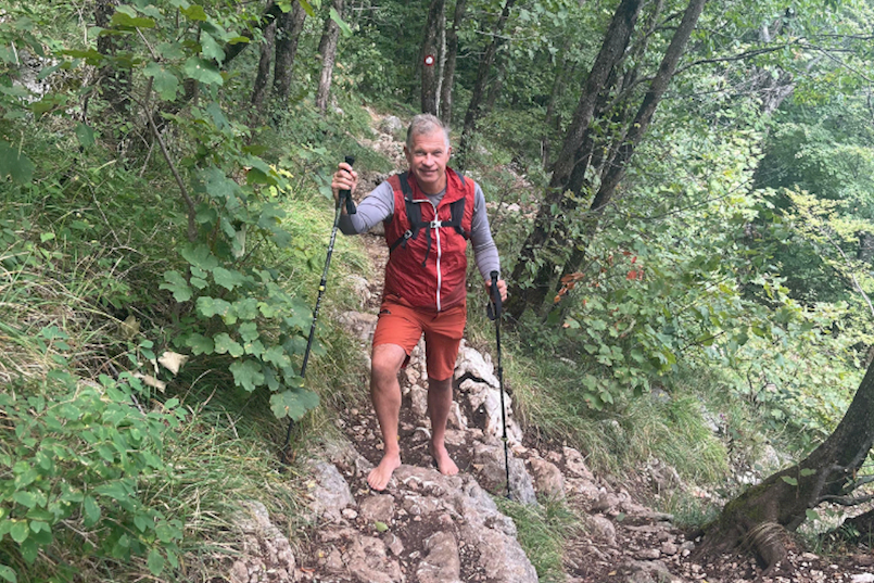 Labinjan Denis Fable bosonog se popeo od Medveje do Vojaka na Učki