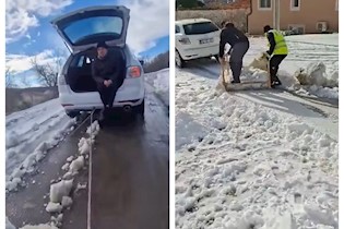 Kako to izgleda kad ralice kasne? Kod Plomina su pronašli rješenje!