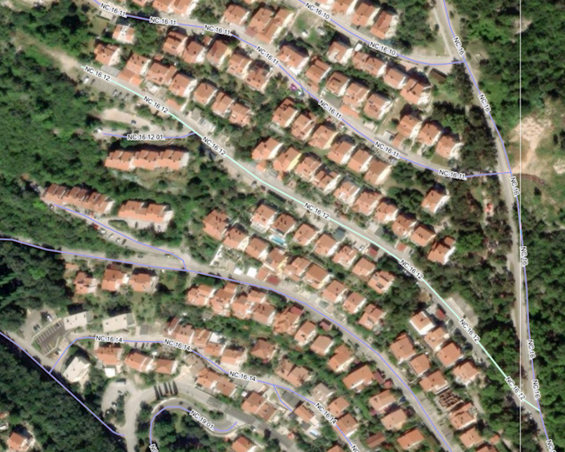 Javni poziv - obilježavanje nerazvrstanih cesta- Creska ulica Rabac