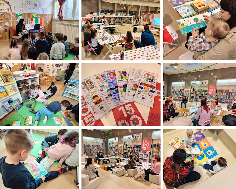 U Gradskoj knjižnici Labin siječanj je protekao u znaku zajedničkog čitanja – uspješno proveden nacionalni izazov „15 po 15“!