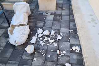 U središtu Labina razbijen kip svetog Josipa. Vlč. Blaž Bošnjaković: "Ovo je žalostan događaj"