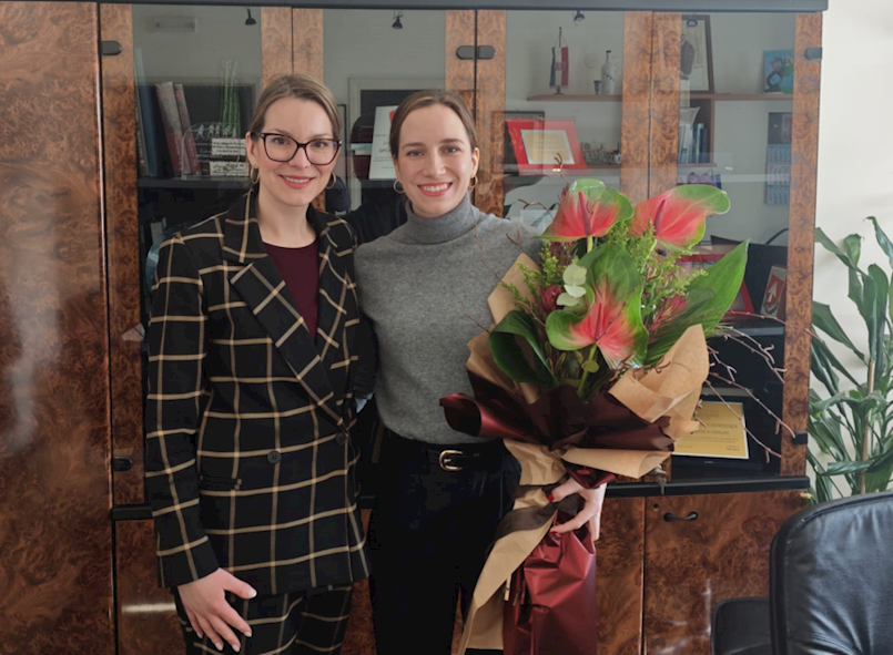 Načelnica Ana Vuksan primila nagrađivanu umjetnicu Marinu Rajšić iz Potpićna