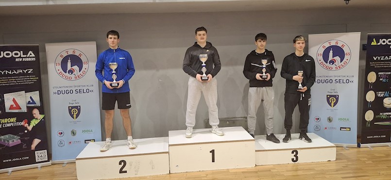 48. MEMORIJALNI  MEĐUNARODNI STOLNOTENISKI TURNIR „ĐURO DUBENIK“  LEO BERNAZ SREBRNI