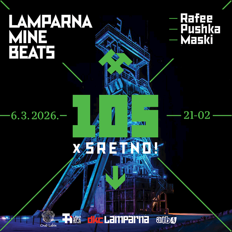 [NAJAVA] Lamparna Mine Beats – elektronički party u sklopu obilježavanja 105. obljetnice Labinske republike