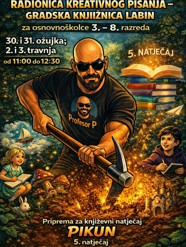 Otvorene prijave za Malu školu velikih priča – kreće novi program Gradske knjižnice Labin