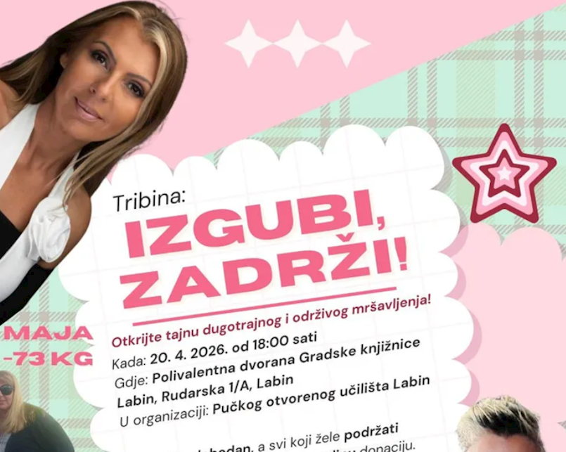 BESPLATNA TRIBINA ”IZGUBI, ZADRŽI !” U ORGANIZACIJI PUČKOG OTVORENOG UČILIŠTA LABIN