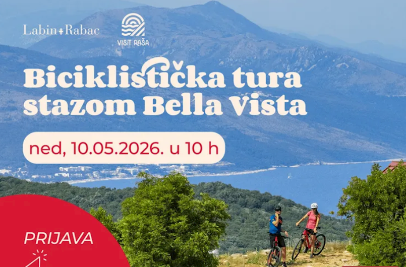 Biciklistička tura stazom Bella Vista Nedjelja, 10.5.2026., početak u 10 h