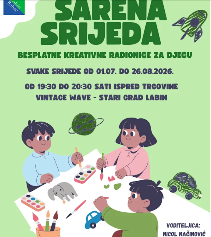 Besplatne kreativne radionice ovo ljeto za djecu u Starom gradu Labinu!