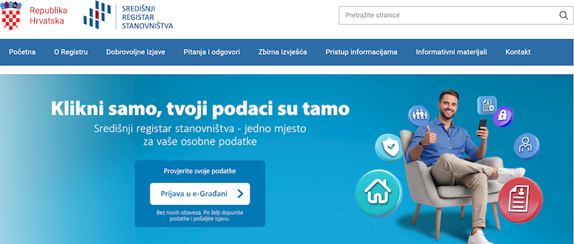 Poziv građanima na provjeru podataka u Središnjem registru stanovništva
