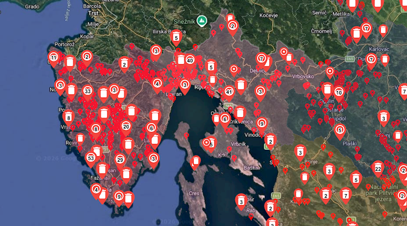 I Labinština se crveni od ilegalno odbačenog otpada