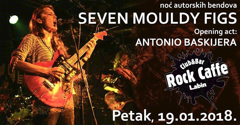 Noć autorskih bendova u Rock caffeu Labin - 7 Mouldy FIGS + Antonio Baskijera 19.1.2018.