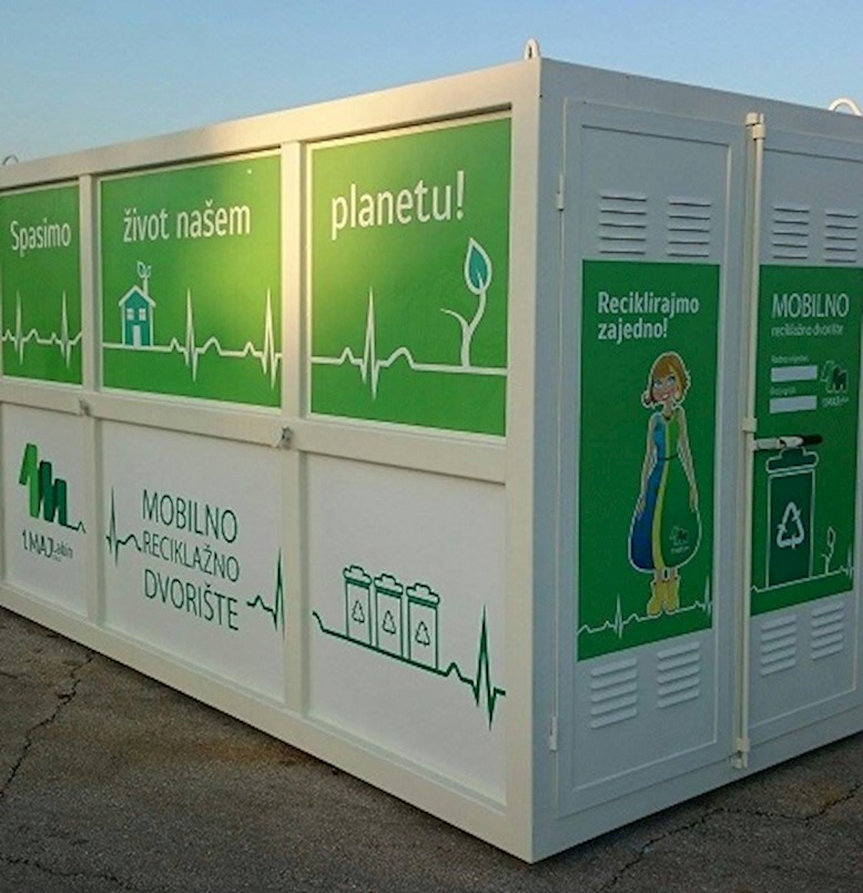 Raspored postavljanja mobilnog reciklažnog dvorišta za Grad Labin