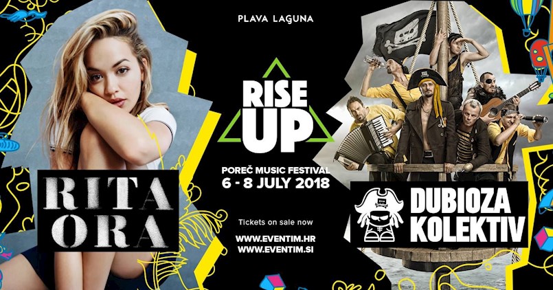 Na porečkoj Peškeri  od 6. do 8. srpnja Rise Up Festival - Rita Ora glavna zvijezda