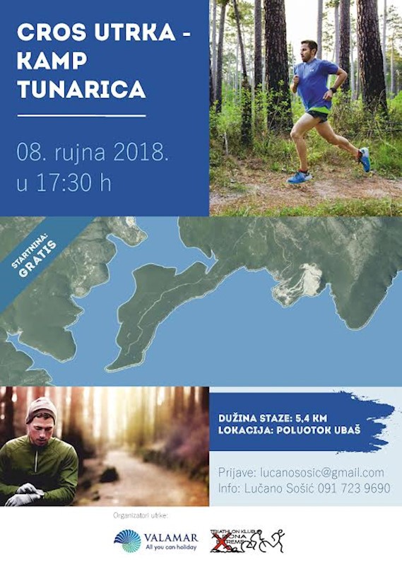[NAJAVA] 1. Cros utrka "Tunarica Sunny Camping" 8. rujna 2018.