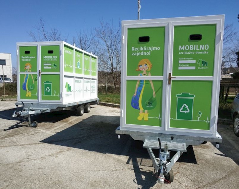 Prvi maj Labin nabavio dva nova reciklažna dvorišta