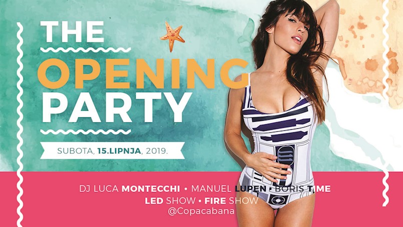Opening Season 2019 // Beach bar Copacabana // Plomin Luka