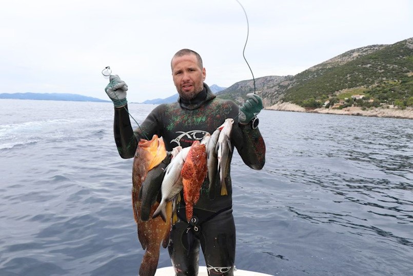 Danijel Pizentić četvrti na Prvenstvu Hrvatske u podvodnom ribolovu