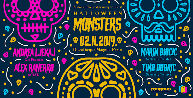 Seriously Twisted sprema Halloween Monsters u Pazinu!
