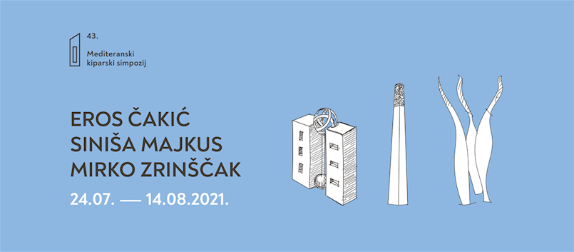 43. MKS ugošćuje tri kipara: Erosa Čakića, Siniša Majkusa i Mirka Zrinščaka