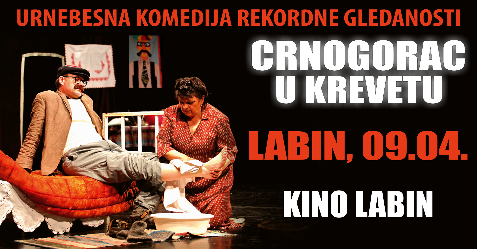 HIT KOMEDIJA - CRNOGORAC U KREVETU